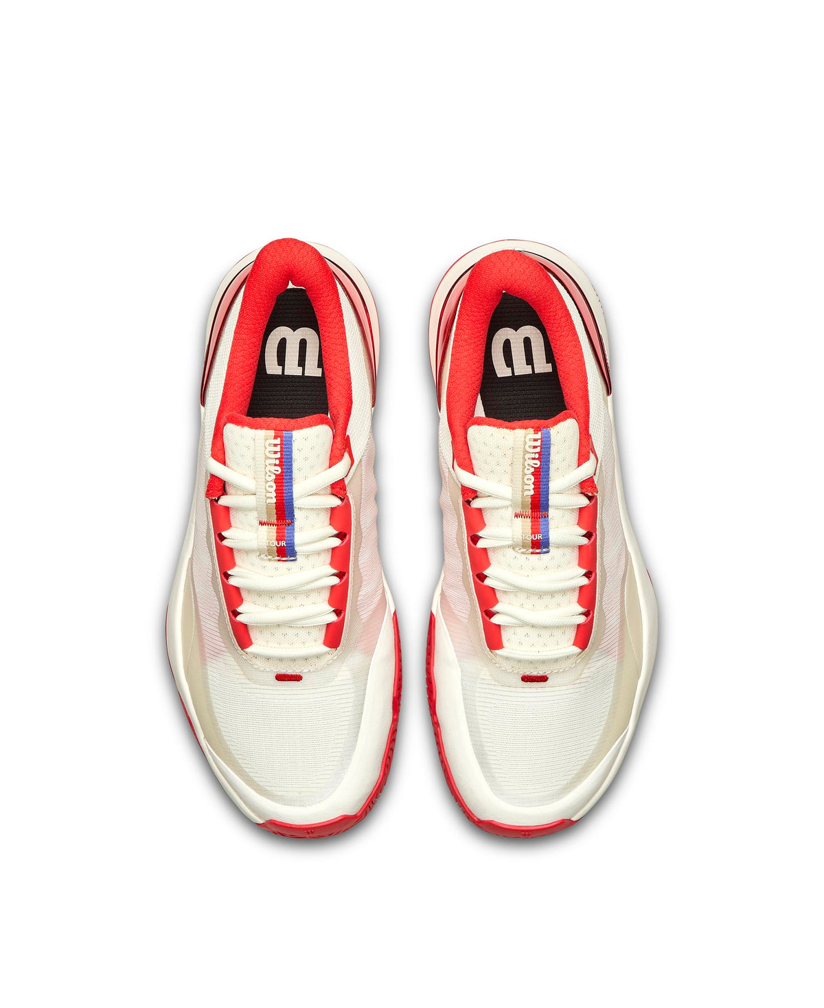 Wilson Intrigue Tour US Open Womens Tennis Shoes, Tofu/Infrared - alternate view 7
