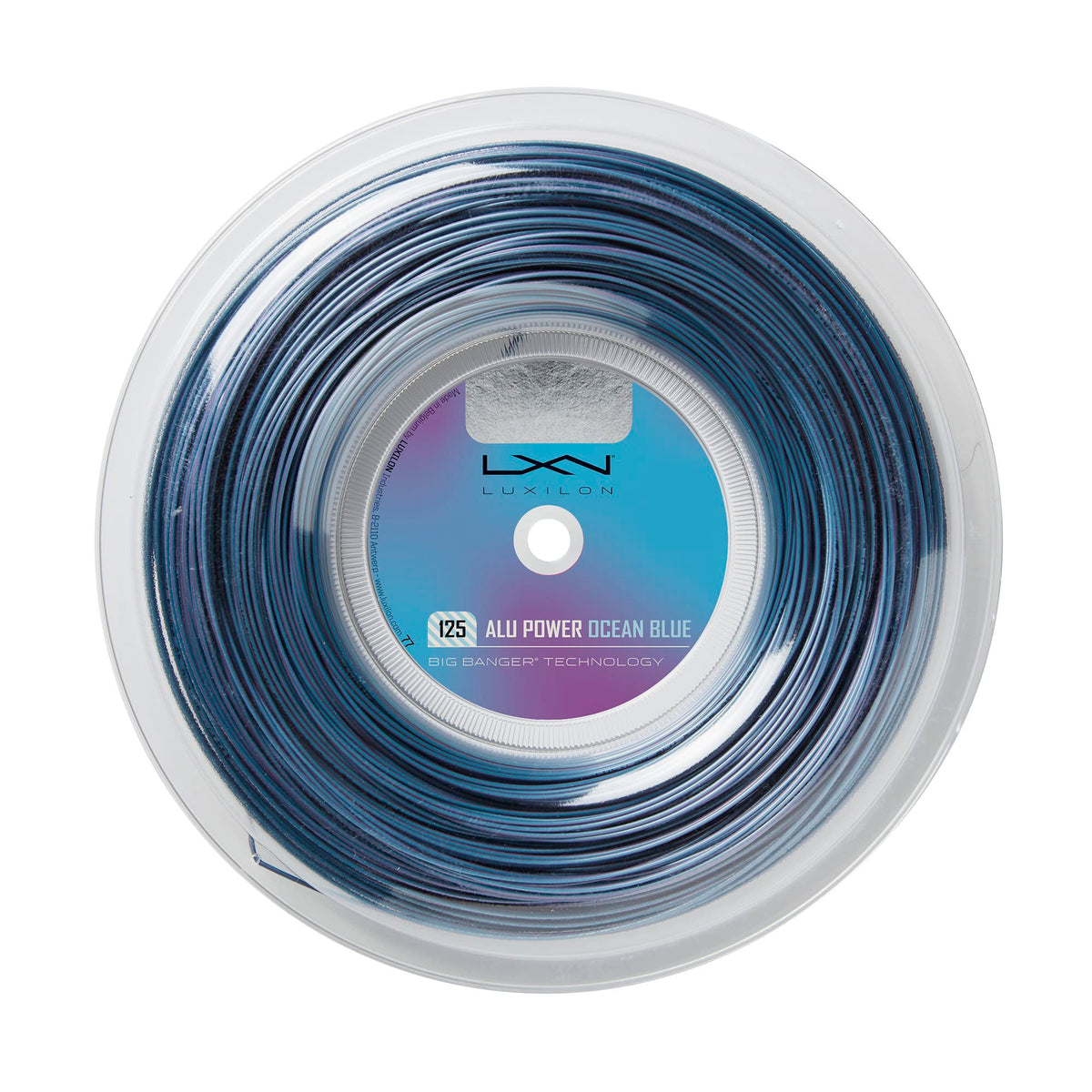 Luxilon ALU Power 125 16L Tennis String Reel 200m, Ocean Blue - main view