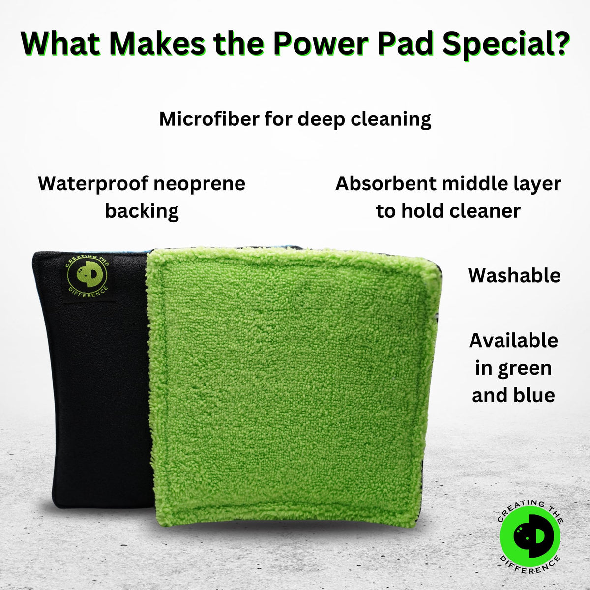 Creating the Difference CTD Power Pad Microfiber Bowling Ball Cleaning Shammy Removes Dirt & Oil - view 3