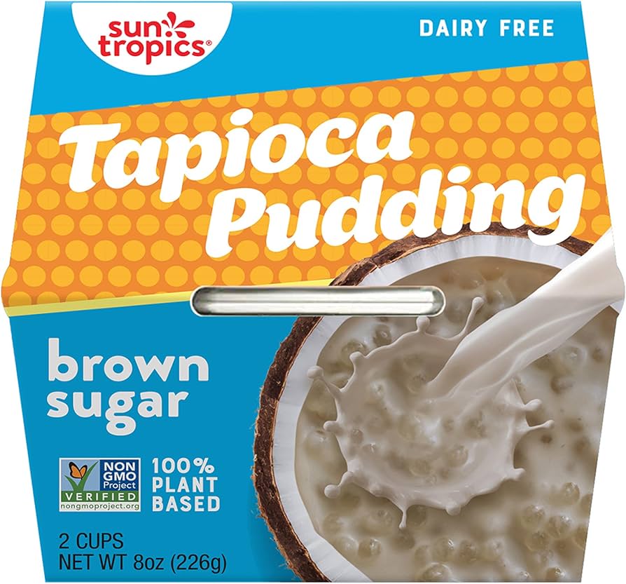 Sun Tropics Brown Sugar Tapioca Pudding, 8 oz (Case of 6)
