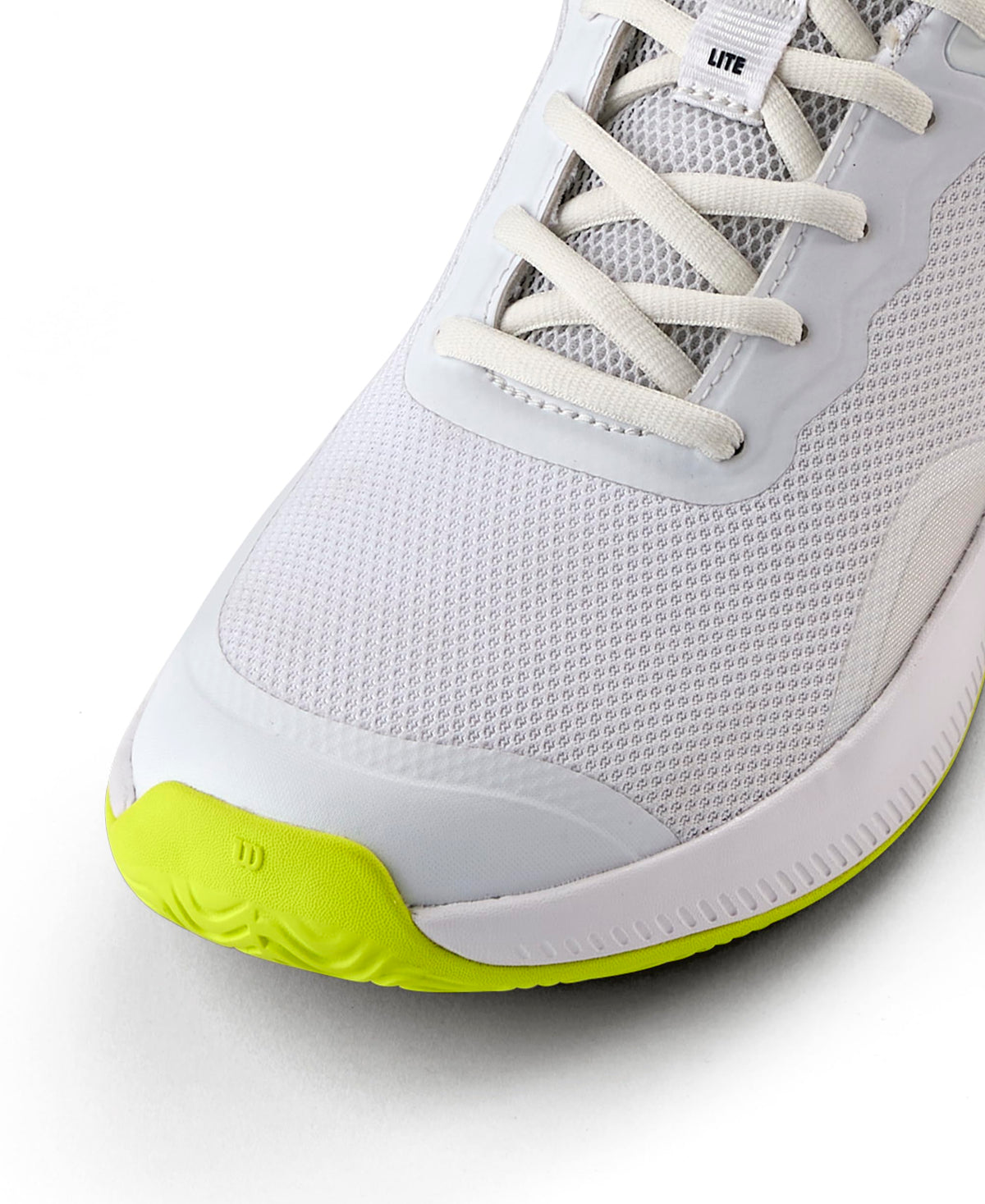 Wilson Intrigue Lite Womens Tennis Shoes, White/Safety Yellow/Navy Blazer - alternate view 3