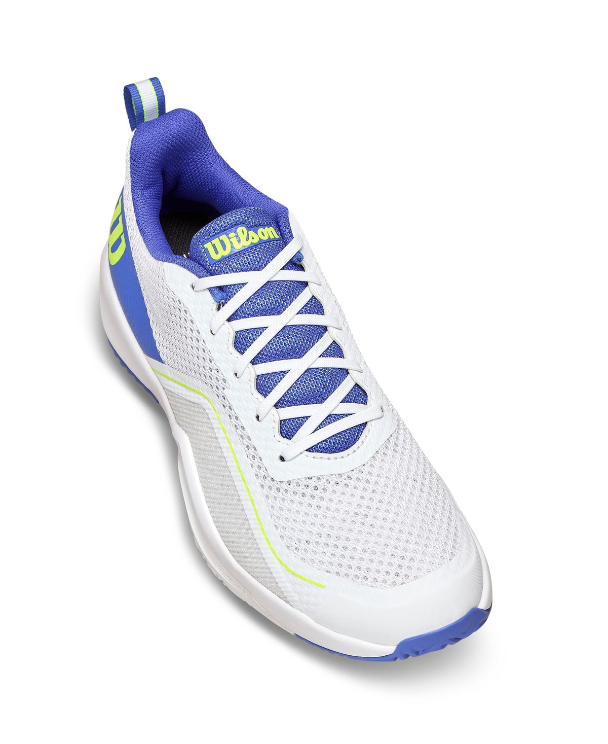 Wilson Rush Pro Lite Mens Tennis Shoes, White/Amparo Blue/Safety Yellow - alternate view 4