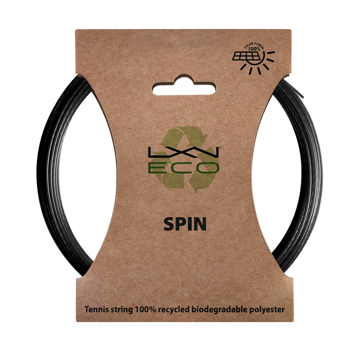 Luxilon Eco Spin 125 16L Tennis String Set, Black - view 1