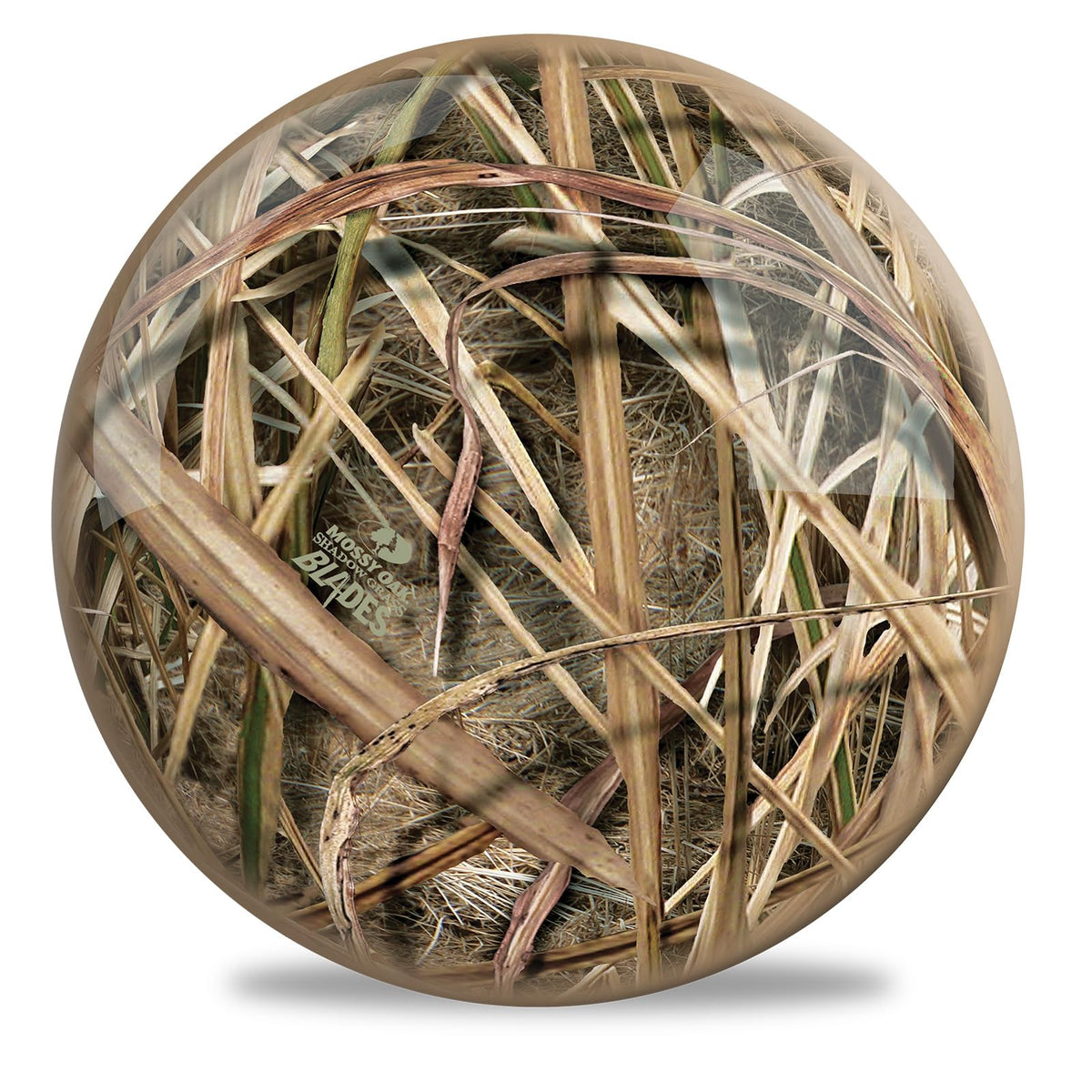 On The Ball Bowling Mossy Oak Waterfowl Hunting Shadow Grass Bowling Ball Design - view 2