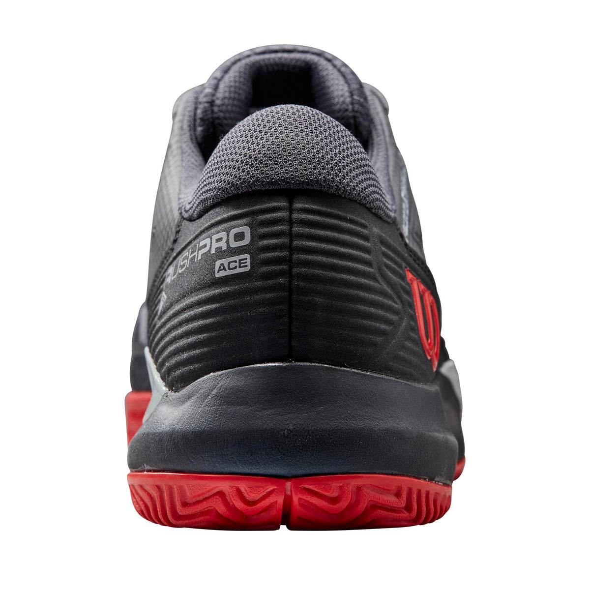 Wilson Rush Pro Ace Pickler Mens Pickleball Shoes, Ebony/Black/Wilson Red - alternate view 4