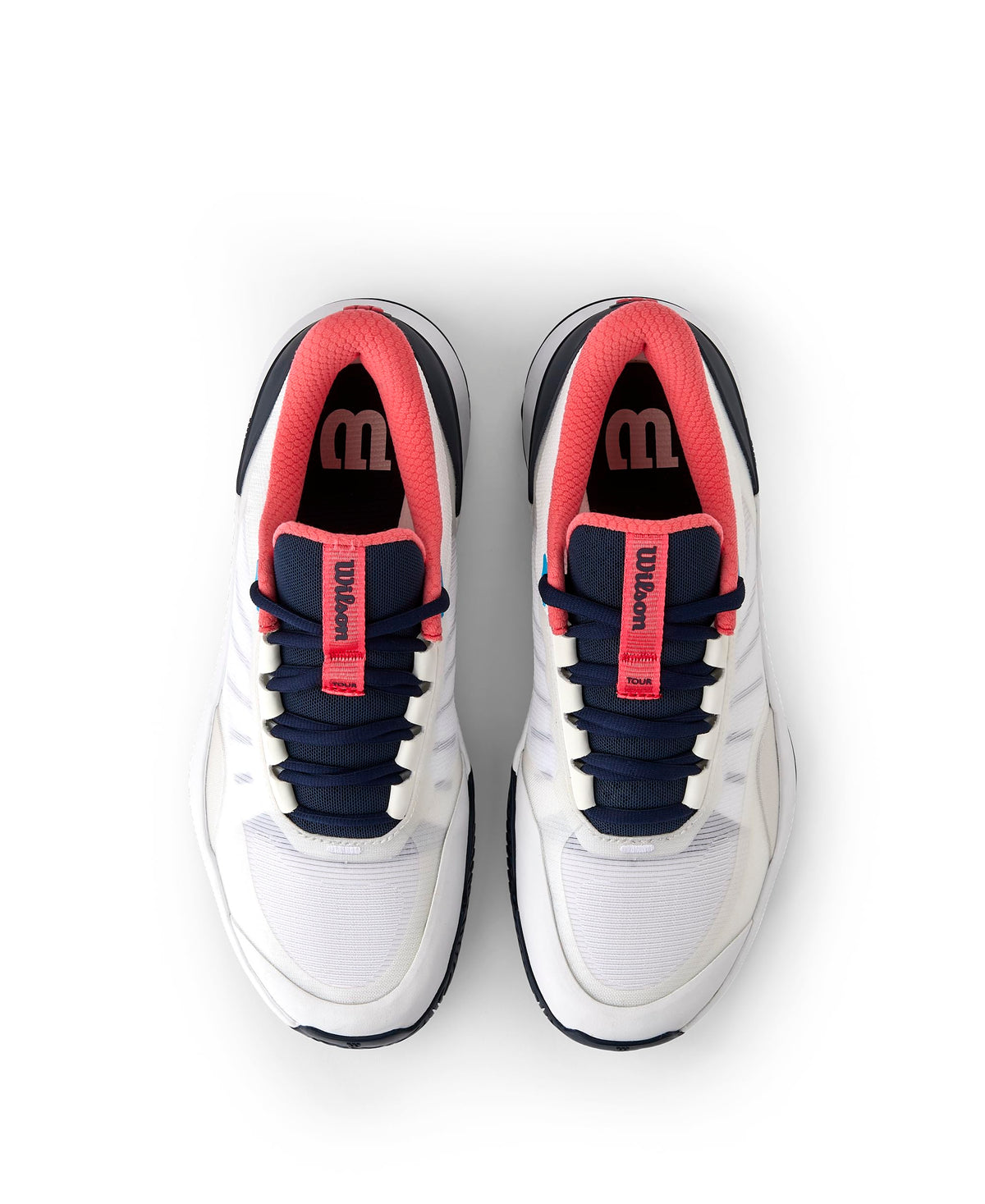 Wilson Intrigue Tour Womens Tennis Shoes, White/Navy Blazer/Dubarry - alternate view 6
