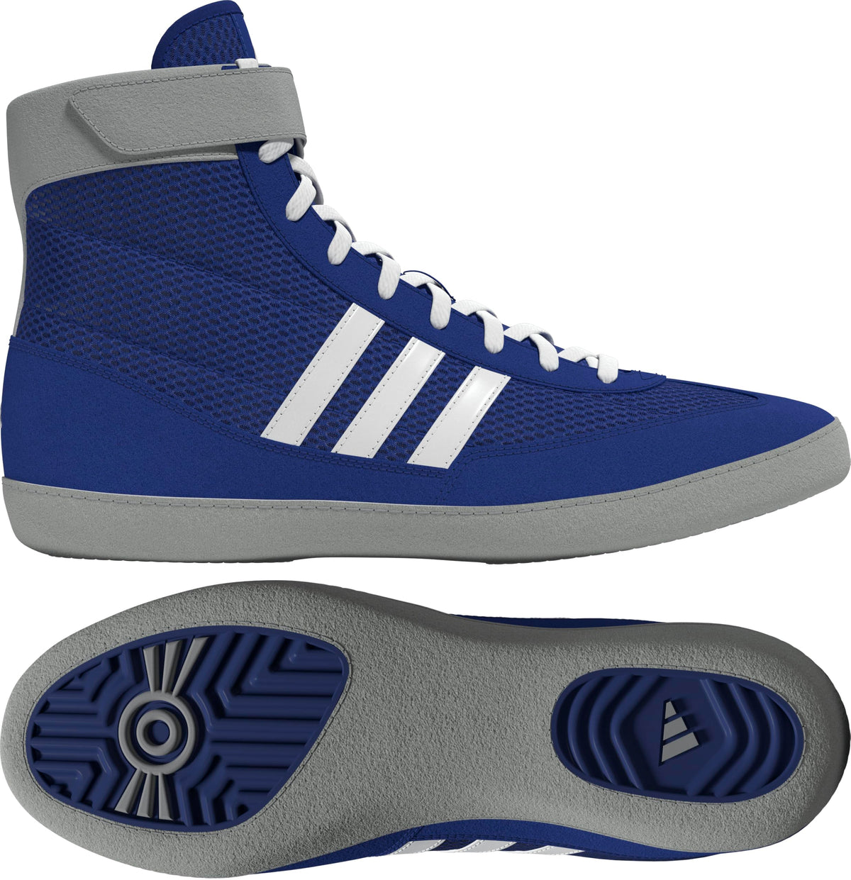 Adidas Combat Speed 4 Royal/White/Grey Wrestling Shoes