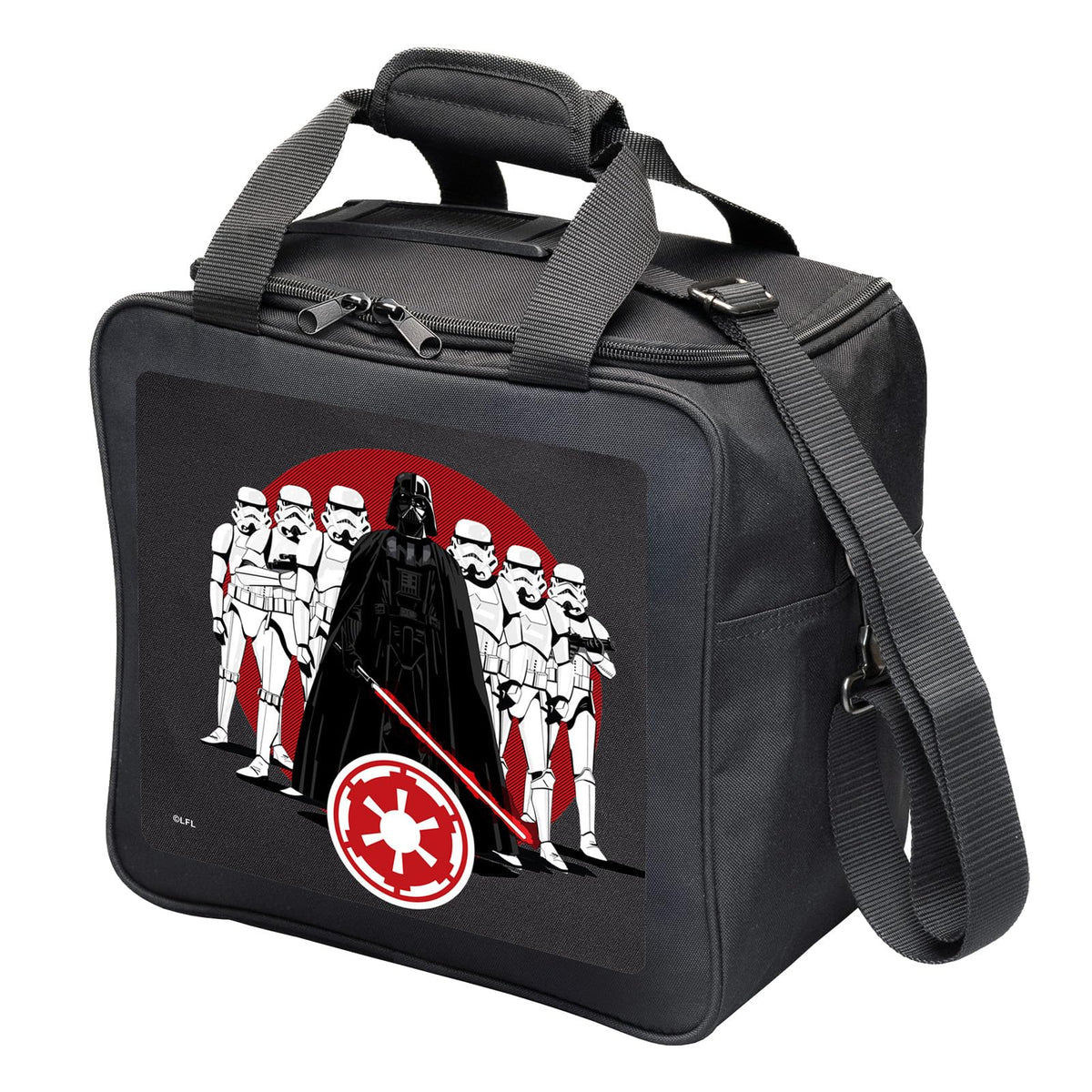 KR Strikeforce Star Wars Bowling Ball Tote Bag with Inside Shoe Storage and Side Accessory Pocket (Imperial Stormtroopers) - view 2