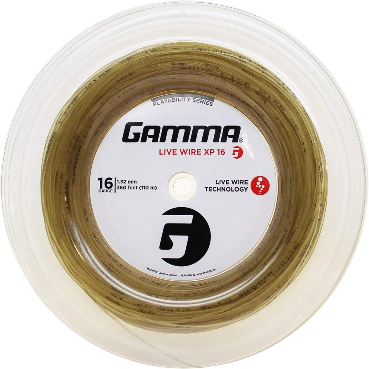 Reel of tennis racket string designed for enhanced comfort, power, and playability during matches.