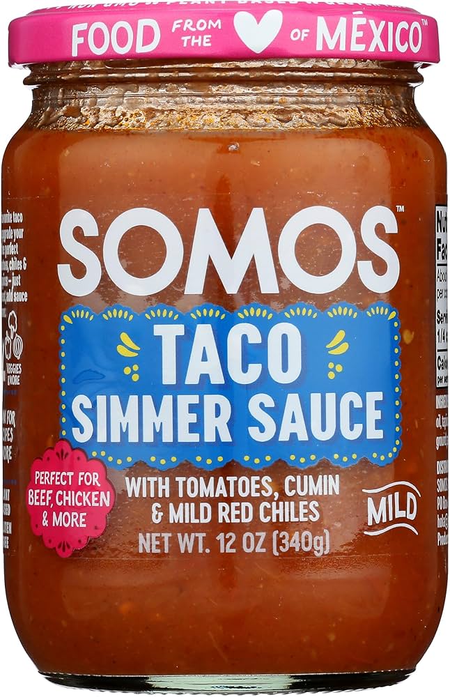 Somos Mild Taco Simmer Sauce, 12 fl oz (Case of 6)