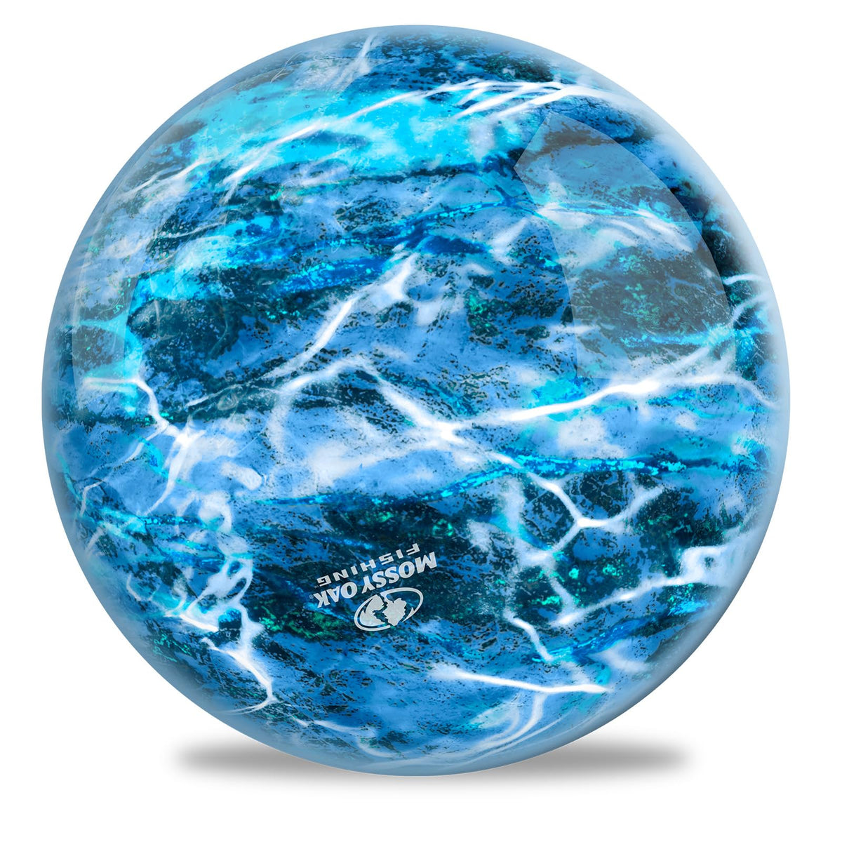 On The Ball Bowling Mossy Oak Fishing Nautical Bowling Ball Design - view 2