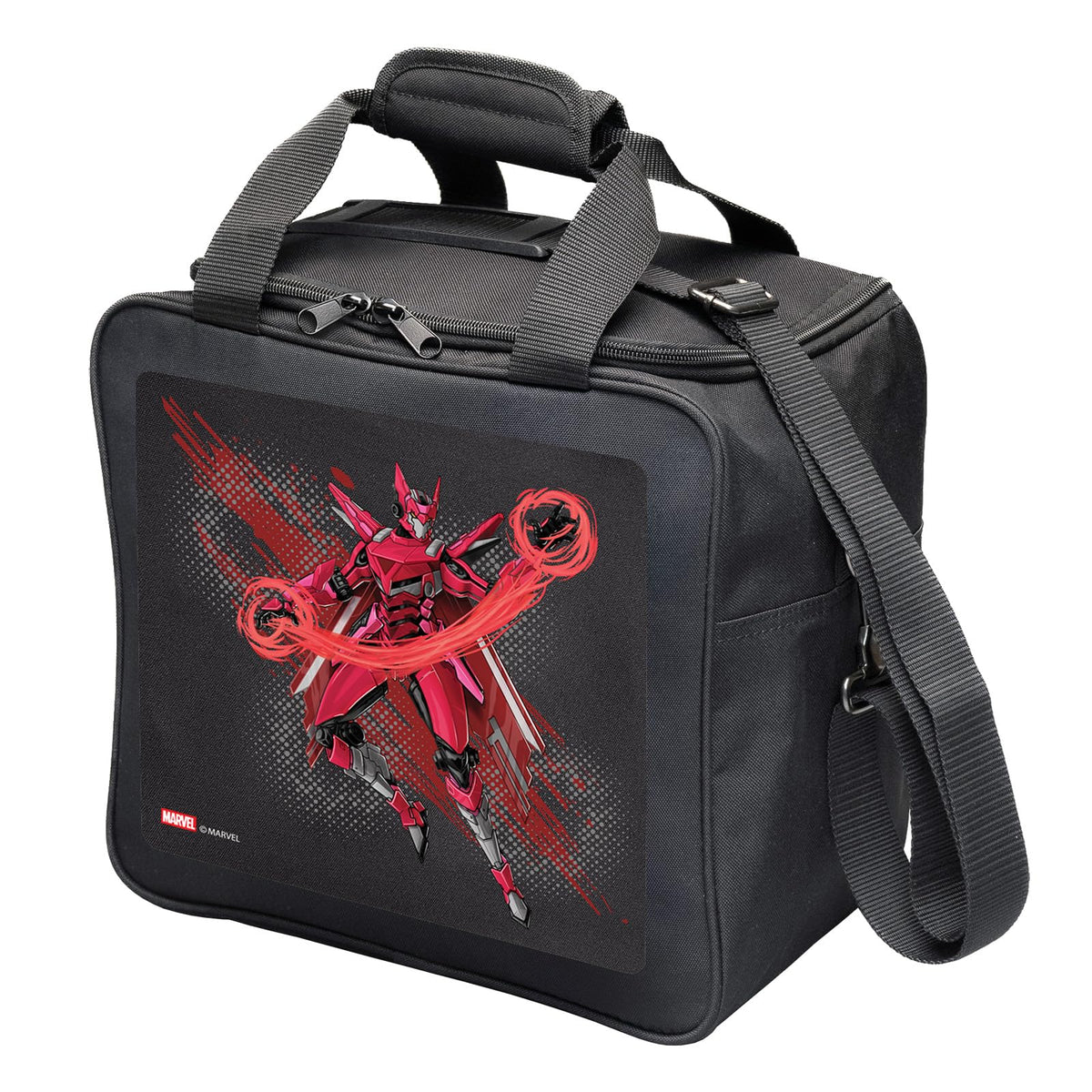KR Strikeforce Marvel Bowling Ball Tote Bag with Inside Shoe Storage and Side Accessory Pocket (Scarlet Witch Icon) - view 2
