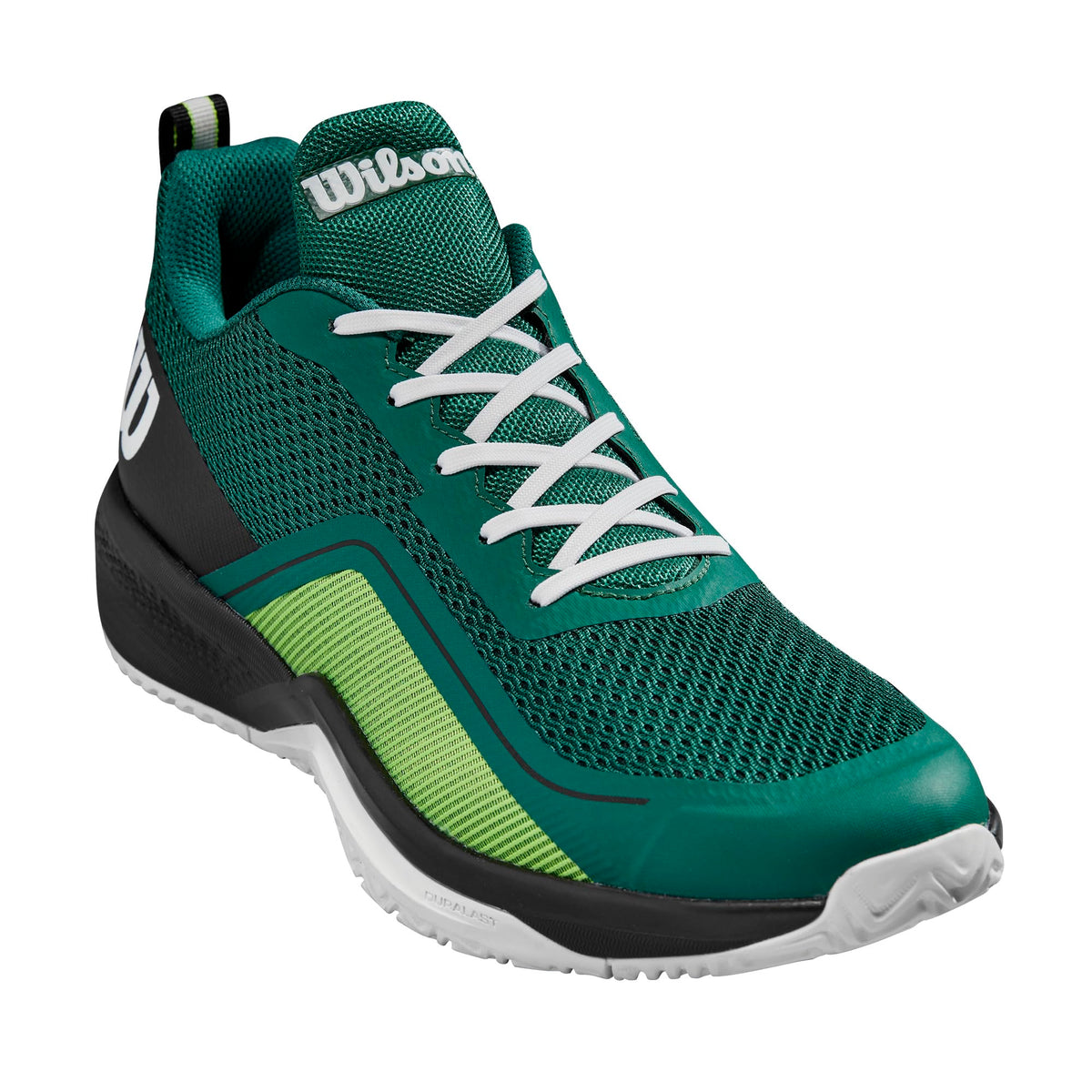 Wilson Rush Pro Lite Mens Tennis Shoes, Evergreen/Black - main view