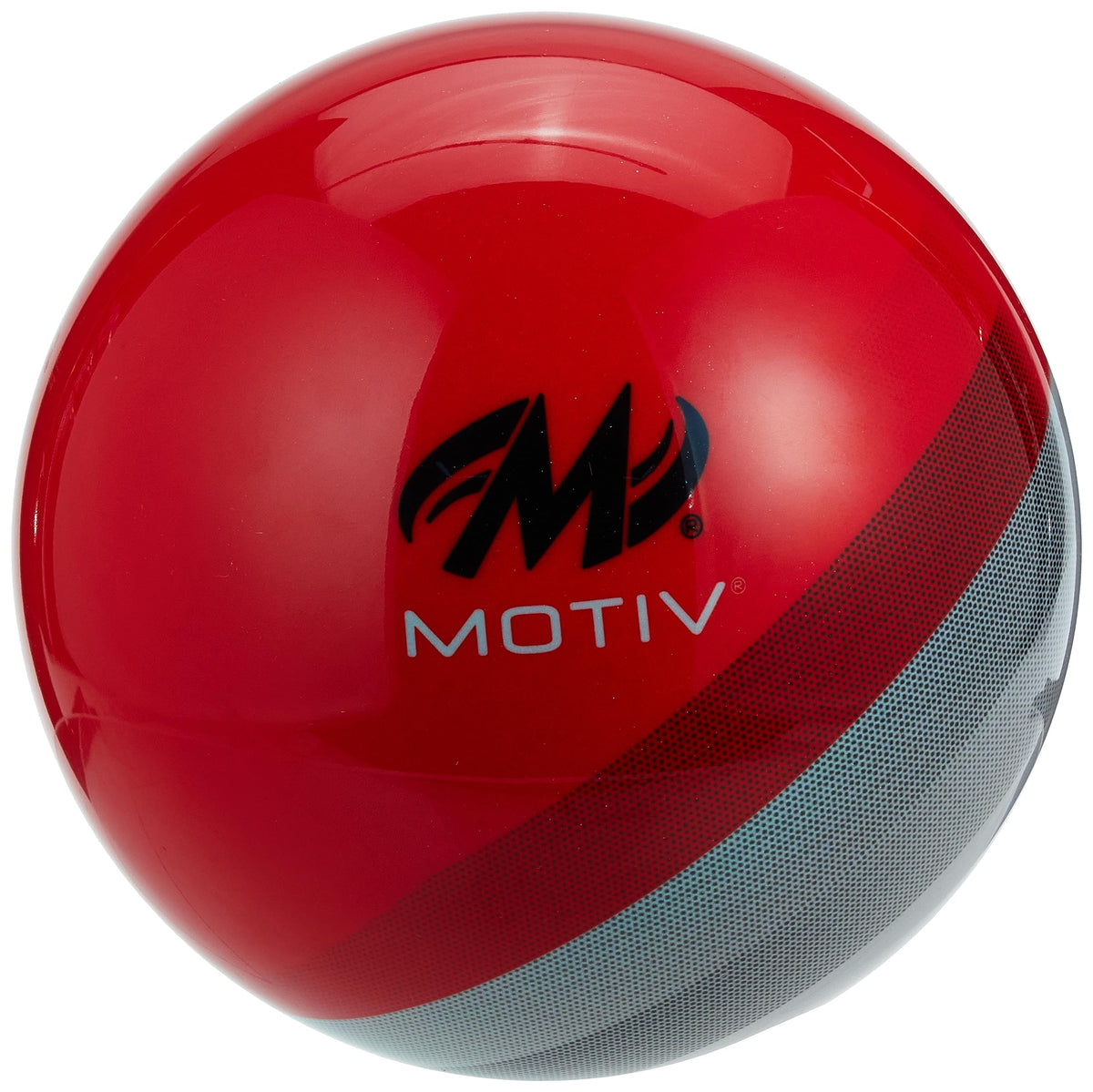On The Ball Bowling Motiv Velocity Spare Bowling Ball - Red/Grey - view 2