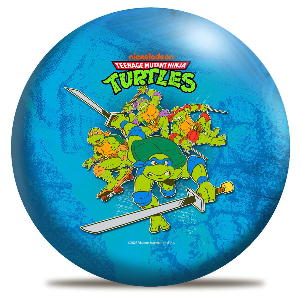 On The Ball Bowling Teenage Mutant Ninja Turtles Undrilled Bowling Ball (Leonardo) - view 2