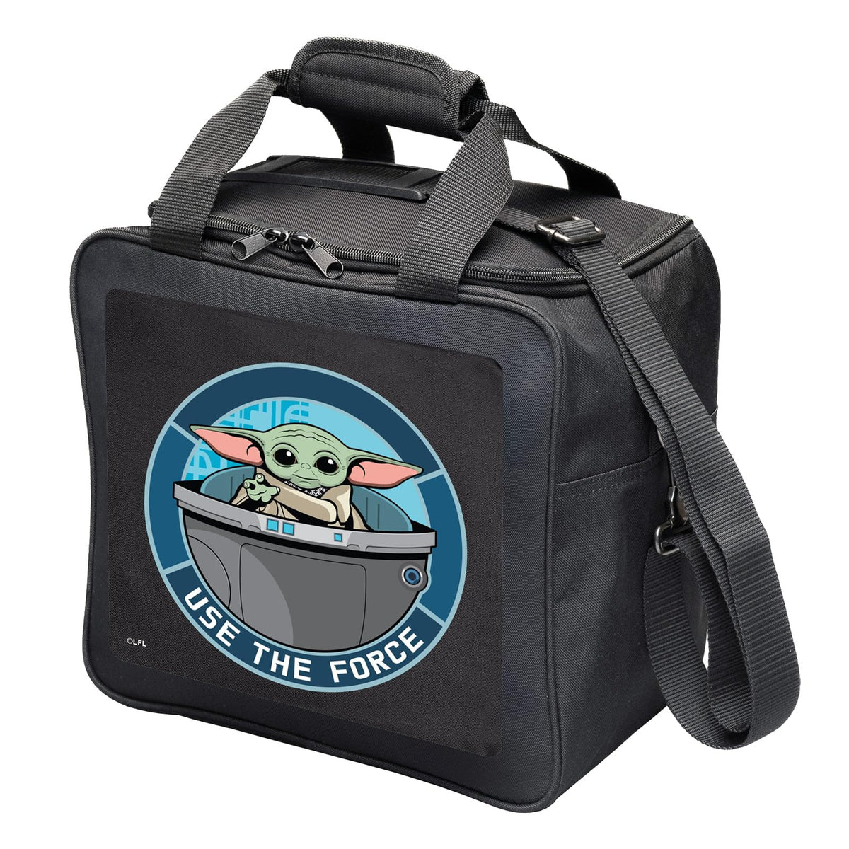 KR Strikeforce Star Wars Bowling Ball Tote Bag with Inside Shoe Storage and Side Accessory Pocket (Grogu) - view 2