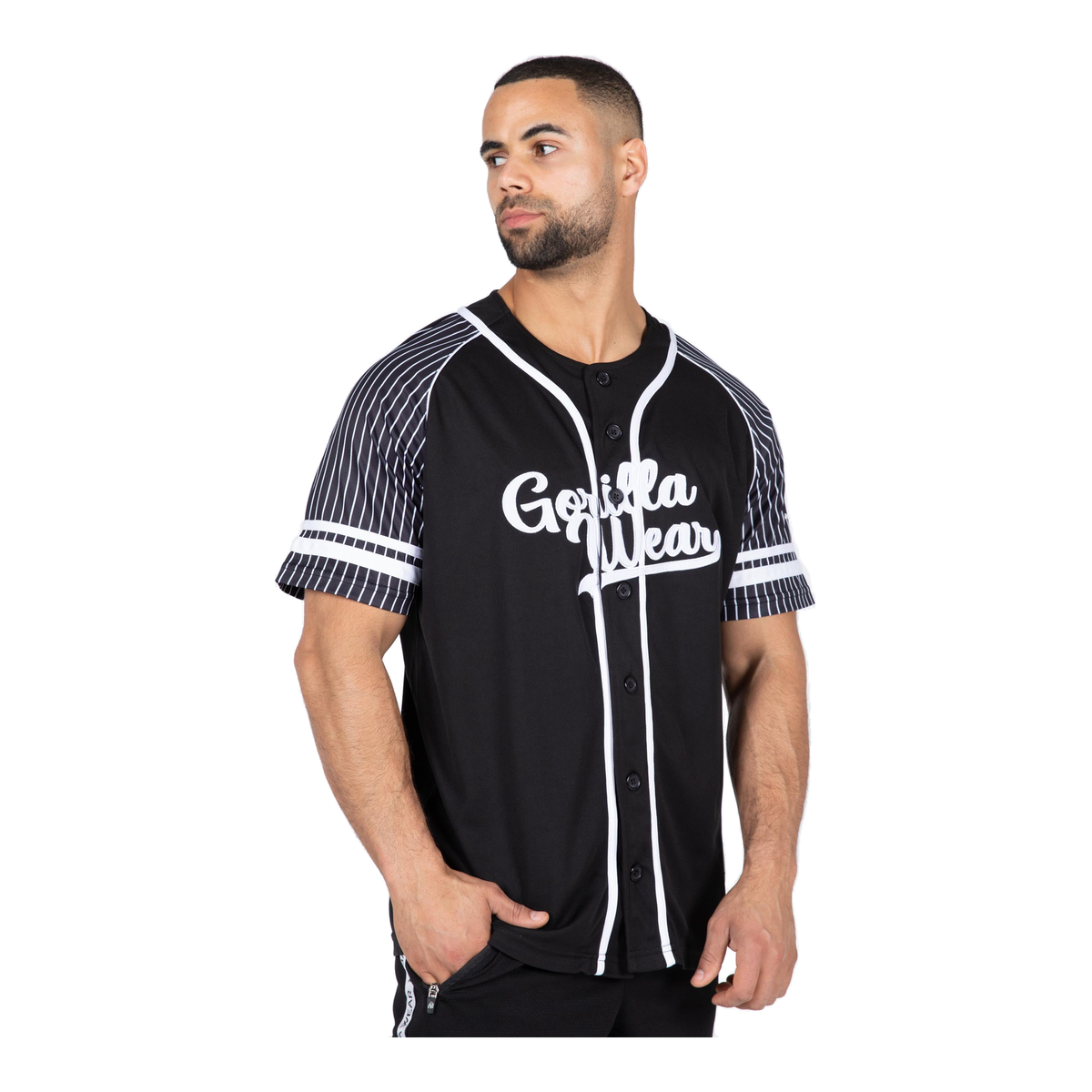 82 Baseball Jersey - Black product photo