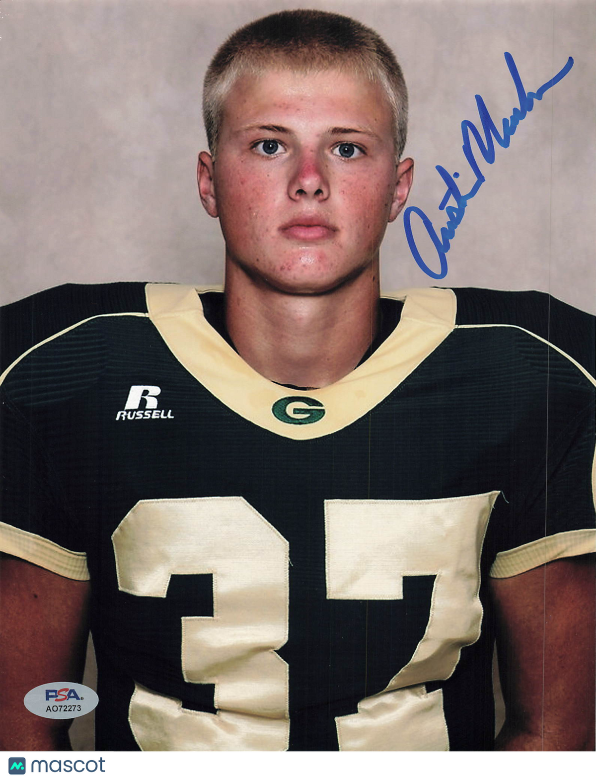 Austin Meadows Grayson Rams Signed 8x10 Photo PSA