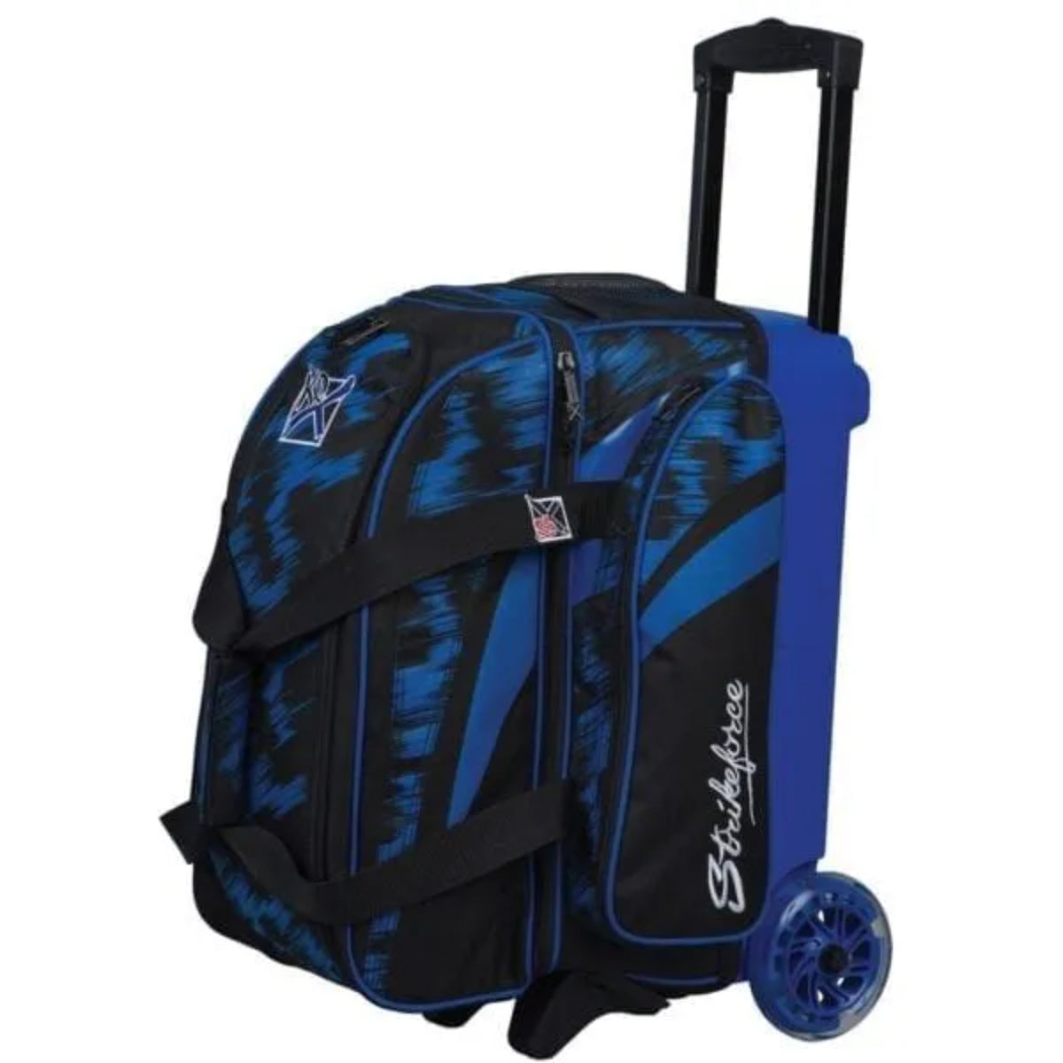KR Cruiser 2 Ball Double Roller Scratch Bowling Bag