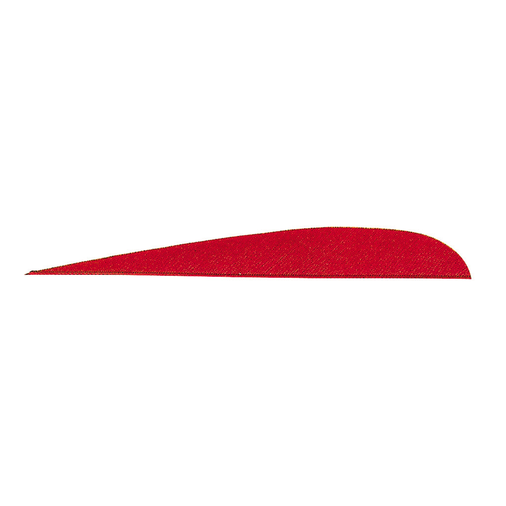 Gateway Parabolic Feathers in Red 5 in. RW 100 pk. - Front View