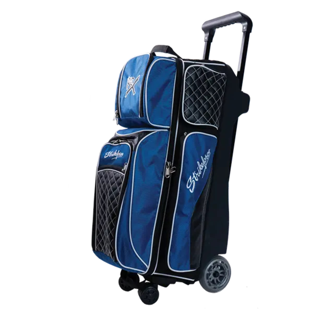 KR Strikeforce Royal Flush 3 Ball 360 Triple Roller Royal Bowling Bag