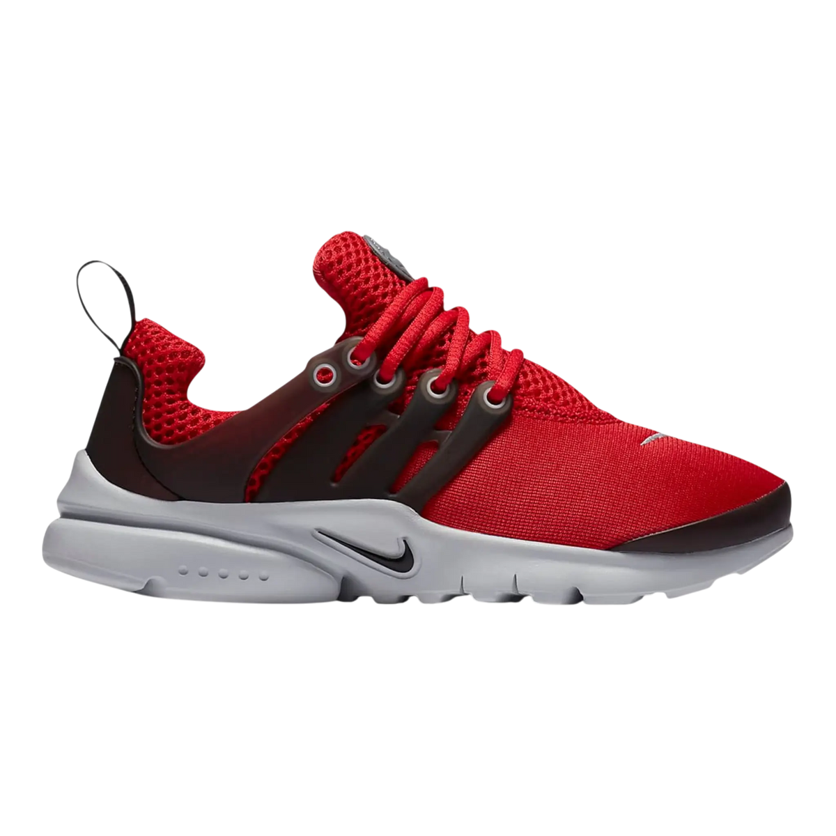 Nike Presto Little Kids' (PS) Shoes — University Red/Black/Cool Grey Mesh