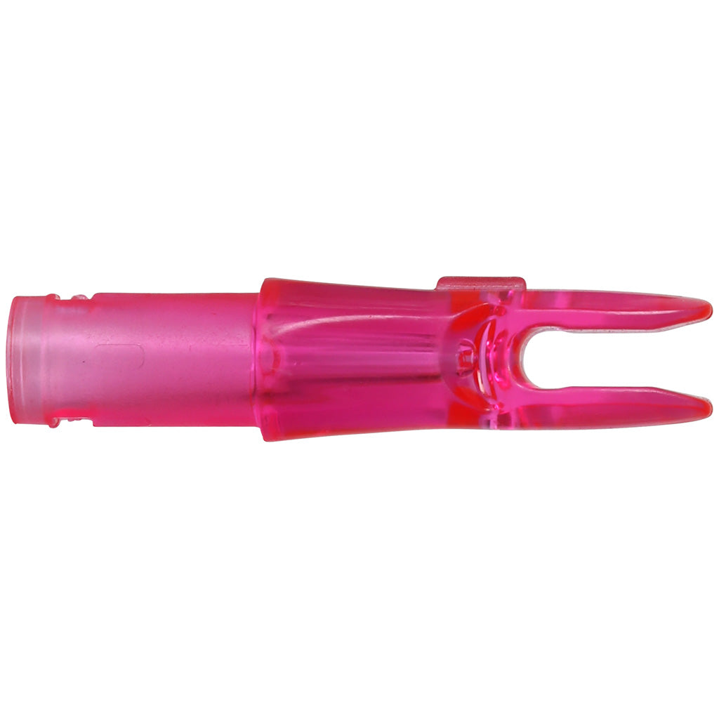 Easton 6.5mm Super 3D Nocks in Pink - Front View