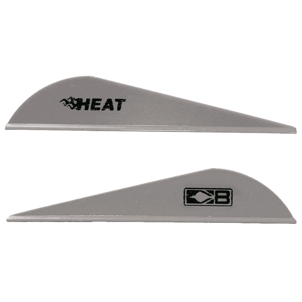 Bohning Heat Vanes in Silver - Front View
