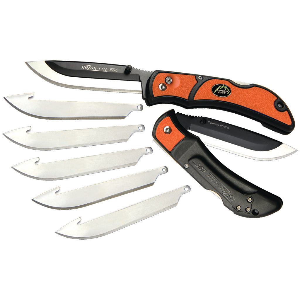 Outdoor Edge Razor-Lite EDC Knife in Orange 3 in. - Front View