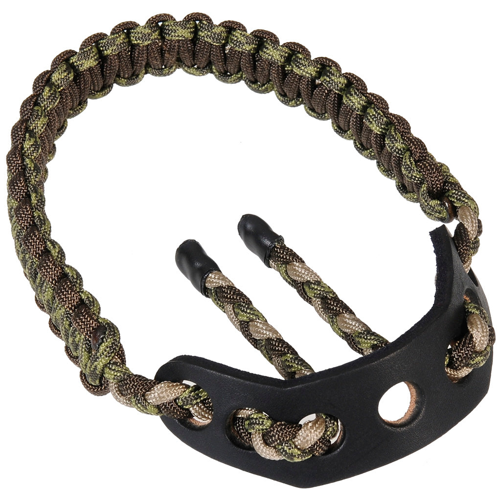 Paradox Elite Custom Cobra Bow Sling in Green/Tan - Front View
