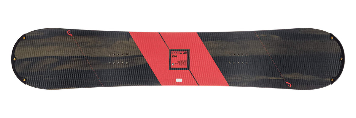 HEAD ROCKA 4D Rocker Snowboard, 138 cm - top view