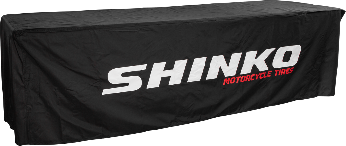 SHINKO, Shinko 8 ft Black Table Cloth 87-4984 for Elegant Dining and Events