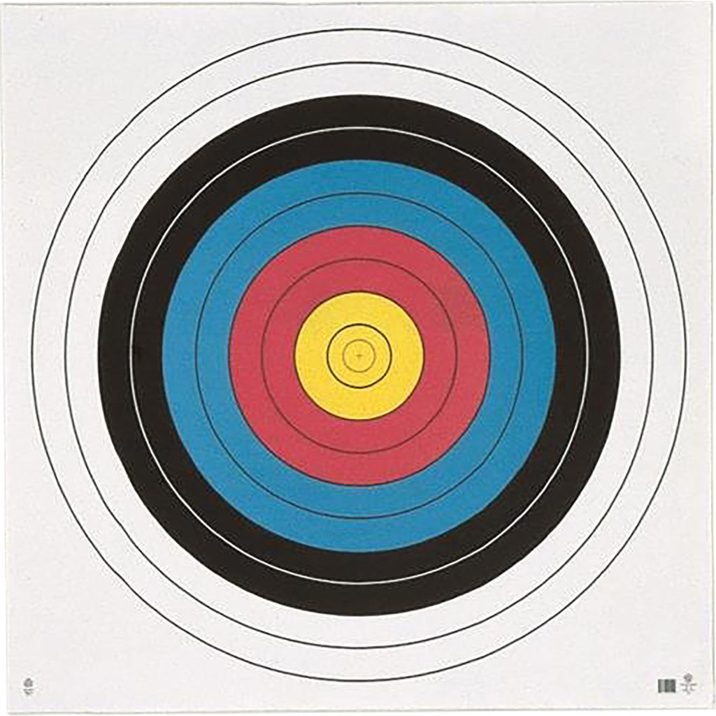 Maple Leaf Press Maple Leaf Target Face in FITA 10-Ring 80 cm. 12 pk. - Front View
