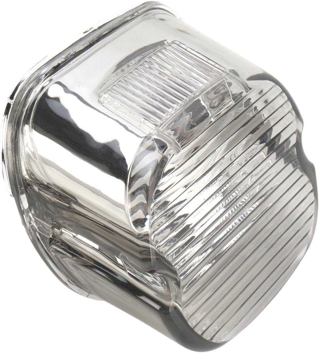 DRAG SPECIALTIES Laydown Taillight Lens - Smoke for Custom Motorcycle Styling (Part No. 12-0416M)
