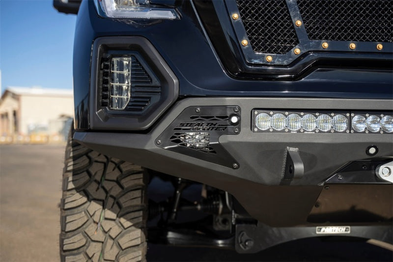 Addictive Desert Designs 2019 GMC Sierra 1500 SF Front Bumper w/ Winch Mount & Sensor Cutout - View 6