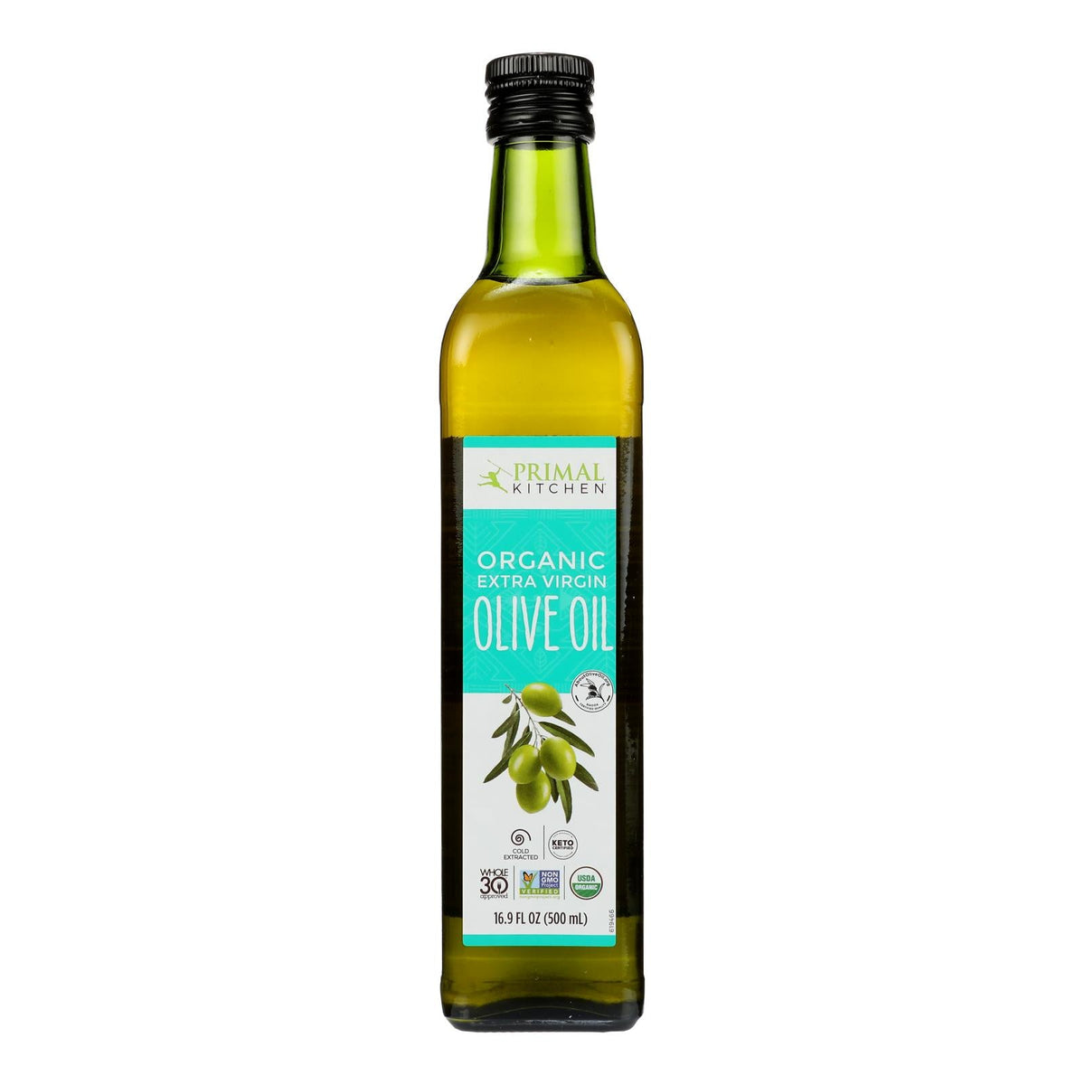 Primal Kitchen Extra Virgin Olive Oil (Pack of 6) - 16.9 Fl Oz