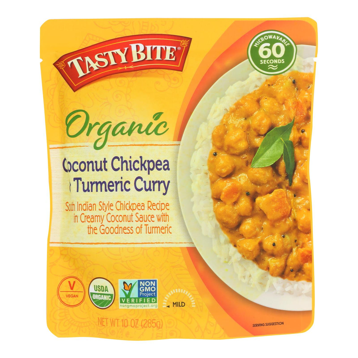 Tasty Bite Coconut Chickpea Curry, 10 oz (Case of 6)