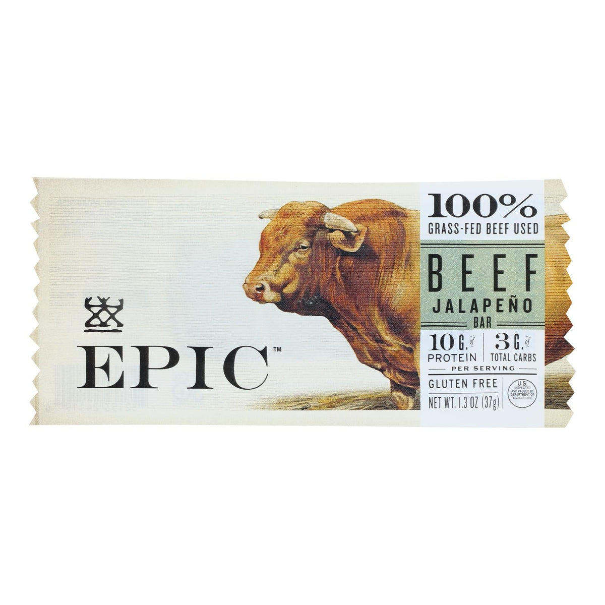Epic Beef Jalapeno Bar, 1.3 oz (Case of 12)