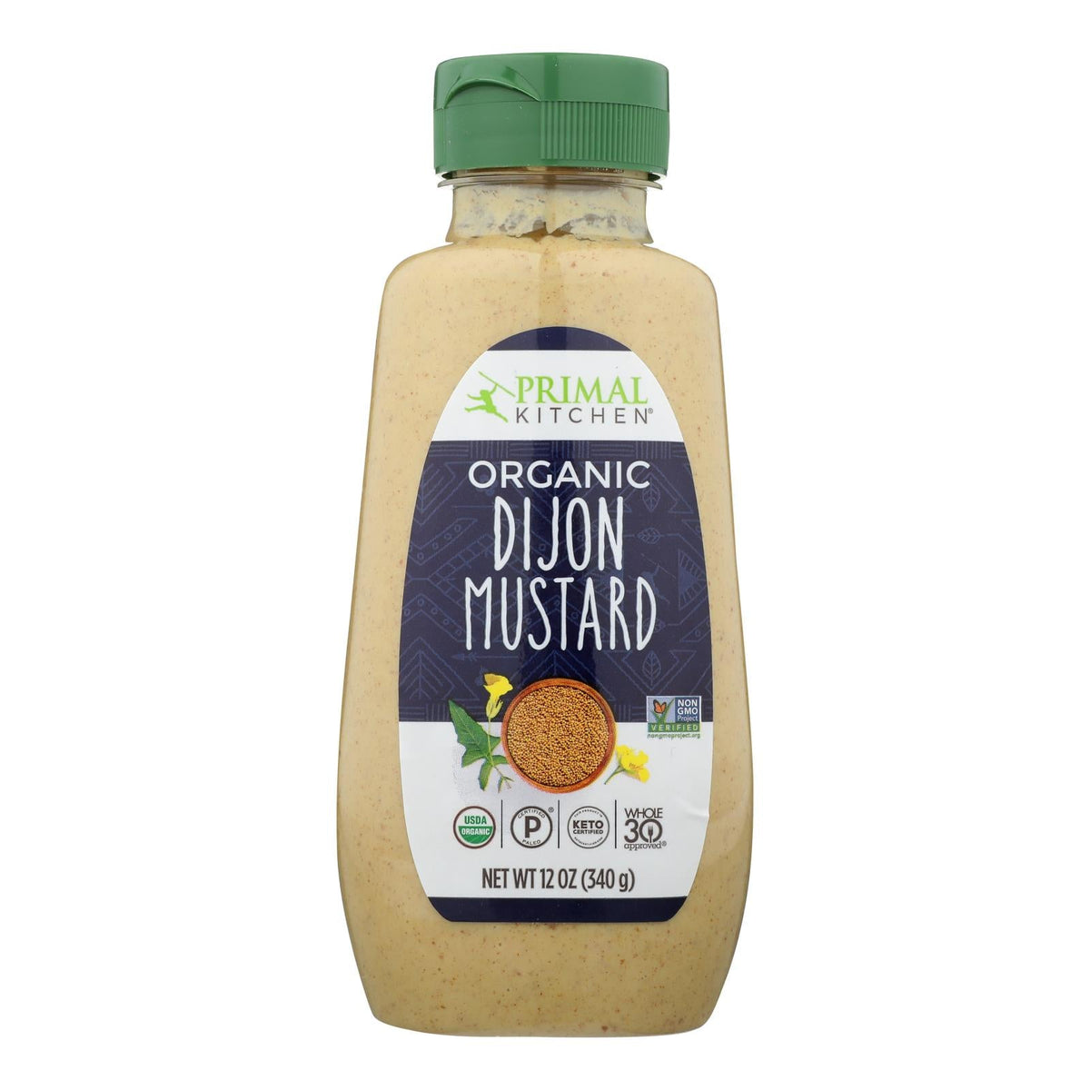 Primal Kitchen Dijon Mustard, 12 oz (Case of 6)