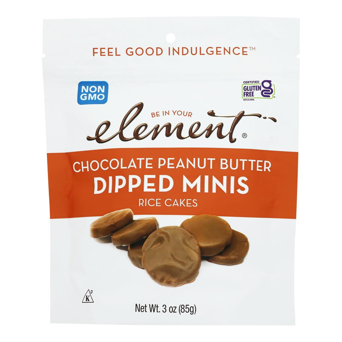 Element Rice Cake Minis Chocolate Peanut Butter (Pack of 8) 3 Oz