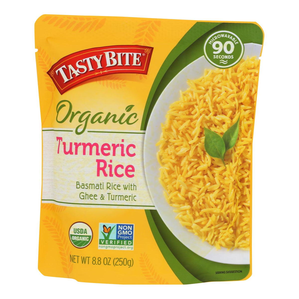 Tasty Bite Turmeric Rice, 8.8 oz (Case of 6)