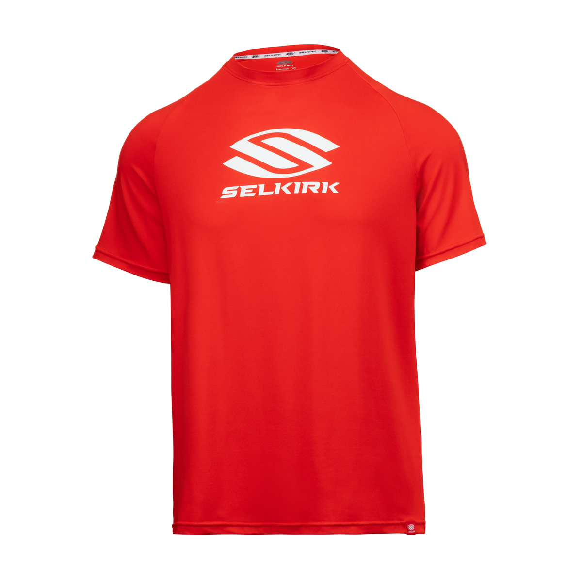 Men’s Essentials DualSoft Short Sleeve Graphic Tee Selkirk Red / XS