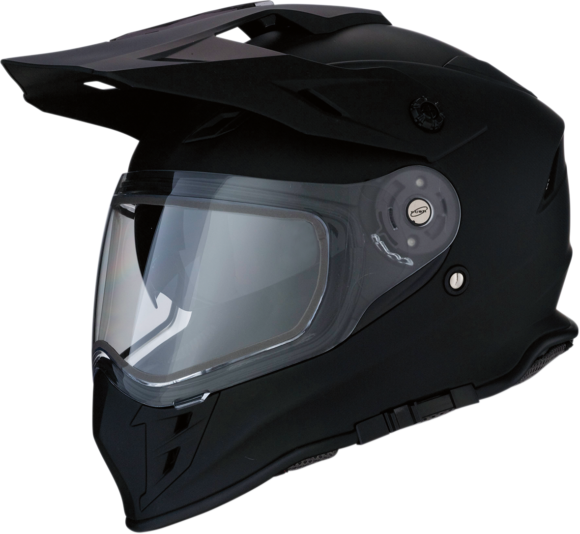 Z1R, Z1R Range Snow Helmet - Dual Pane Anti-Fog Shield, Flat Black, Medium (Part #0121-1114)