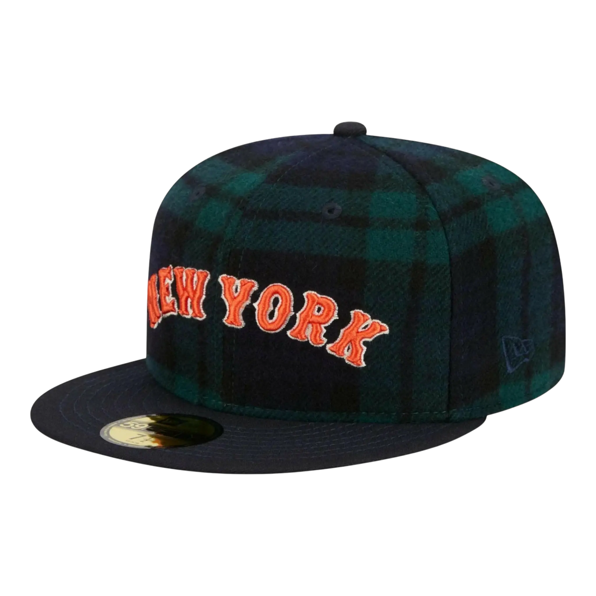 New Era New York Mets Plaid 59FIFTY Men's Fitted Hat — Multi-Color Wool