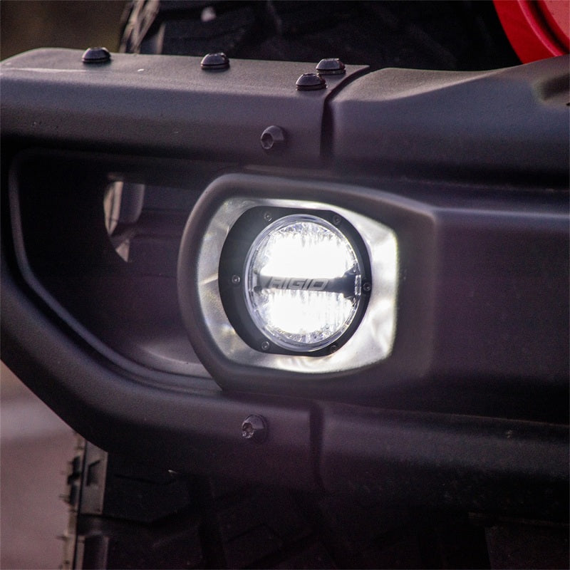 Rigid Industries 360-Series 4in LED SAE J583 Fog Light - White (Pair) - View 2