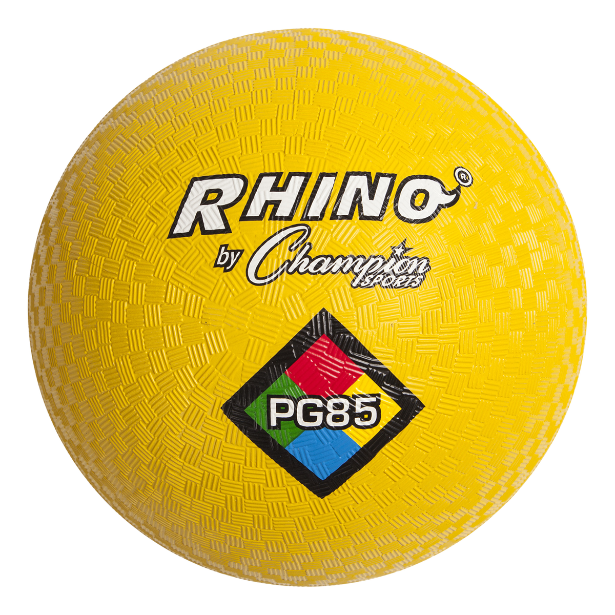 Champion Sports 8.5 Inch Playground Ball in Yellow - Front View