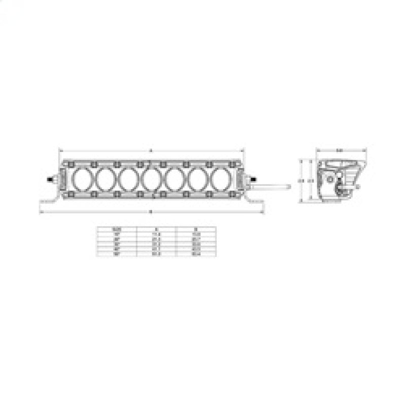 Rigid Industries Revolve 50in Bar w/White Trim Ring - View 10