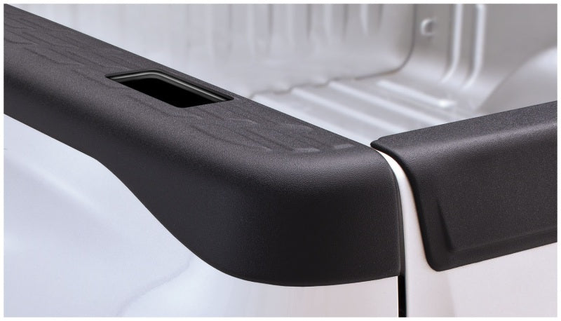 Bushwacker 07-13 GMC Sierra 1500 Fleetside Bed Rail Caps 97.6in Bed - Black - View 2