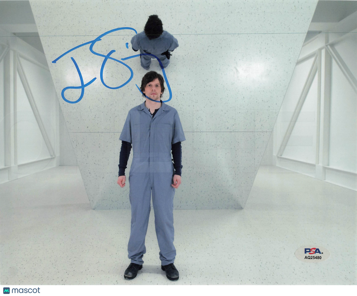 Jesse Eisenberg Signed 8x10 Photo PSA Autographed