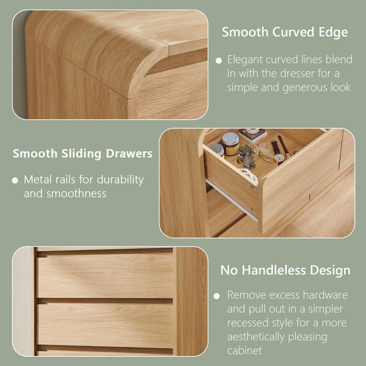 Multi-Drawer Bedroom Dresser - View 6